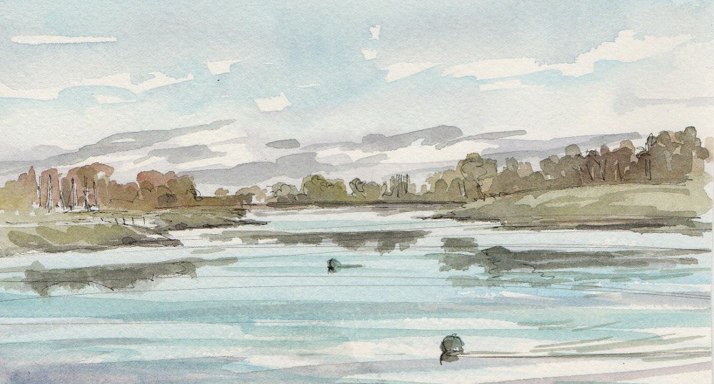 river sketch
